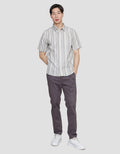 Robby Stripes Linen Men's Shirt Details