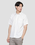 Details Robby Stripes Linen Kemeja Pria