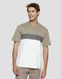 Details Yd 3 Color Blocking Men's Short Sleeve T-Shirt