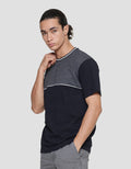 Details Color Blocking Casual Men's T-Shirt