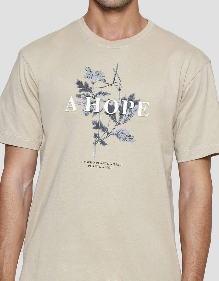 Details Comb Print Flower Dennis Fit Men's Short Sleeve T-Shirt