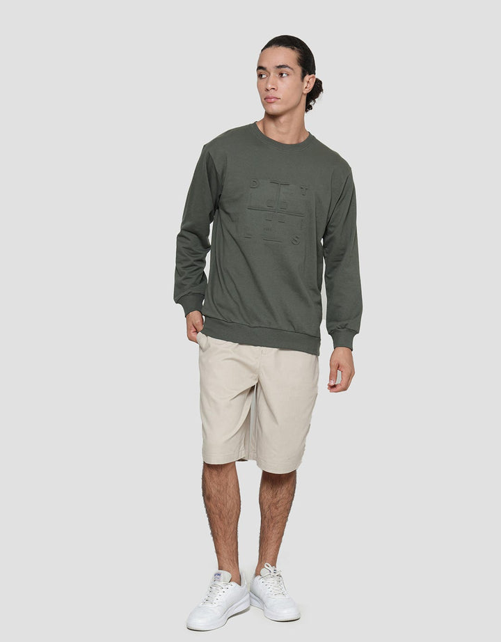 Details of Oswald Fit Men's Square Emboss Sweater