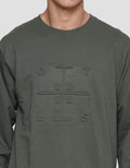 Details of Oswald Fit Men's Square Emboss Sweater