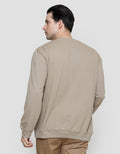 Details Emboss Color Block Men's Sweater