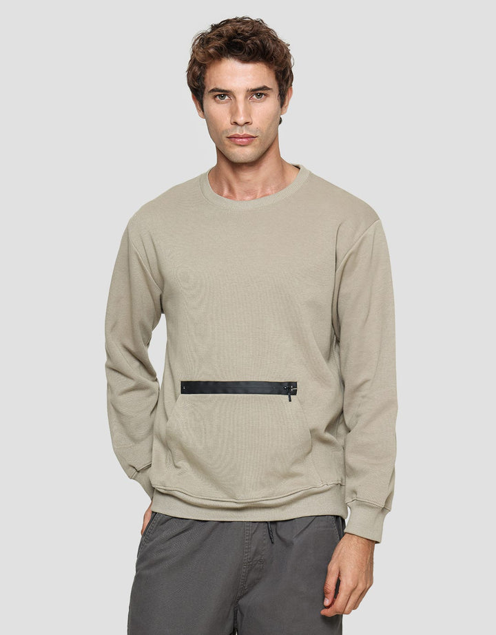 Details Interlock Packet Sweater Men