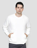 Details Interlock With Front Pockets Feather Gray Oswald Fit Men's Sweater