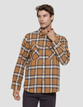 Details Twill Checks Kemeja Pria