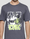 Disney Mickey Iconic In Lime Men's T-Shirt