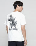 Disney Mickey Back Print Kaos Pria
