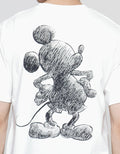 Disney Mickey Back Print Kaos Pria