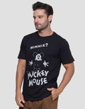 Disney Mickey Terrified Men's Short Sleeve T-Shirt