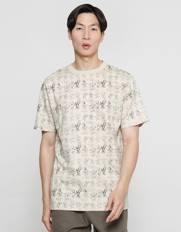 Disney Mickey Various Action Kaos Pria