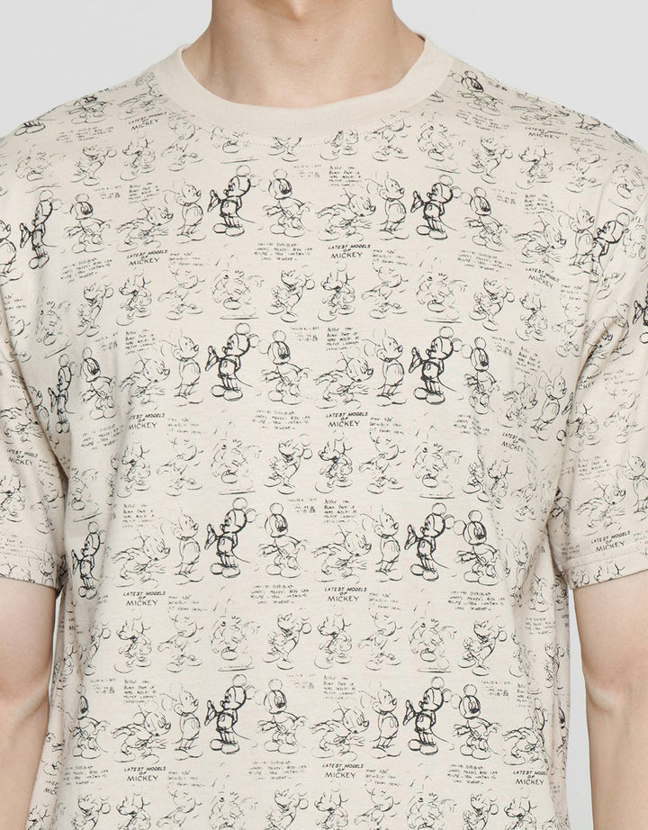 Disney Mickey Various Action Kaos Pria