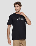 Marvel City Like Logo Glow In The Dark Kaos Lengan Pendek Pria