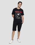 Marvel Spiderman Poster Kaos Casual Pria