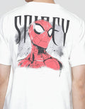 Marvel Poster-Like Spidey And Text Men's T-Shirt