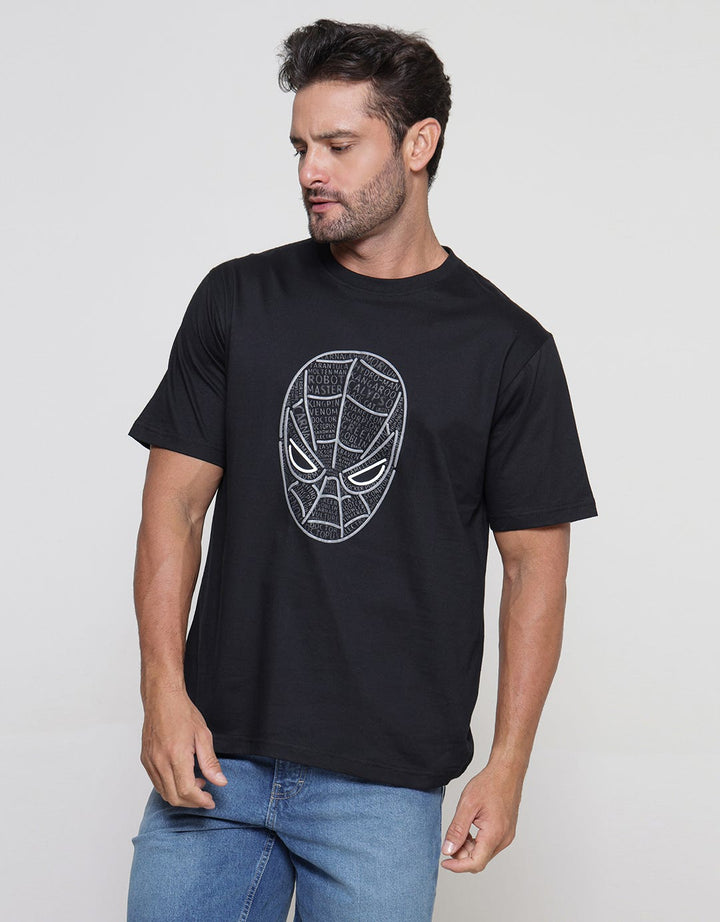 Marvel Spiderman Head Puff Men's T-Shirt