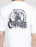 Marvel Front Back Print Carnage Black Men's T-Shirt