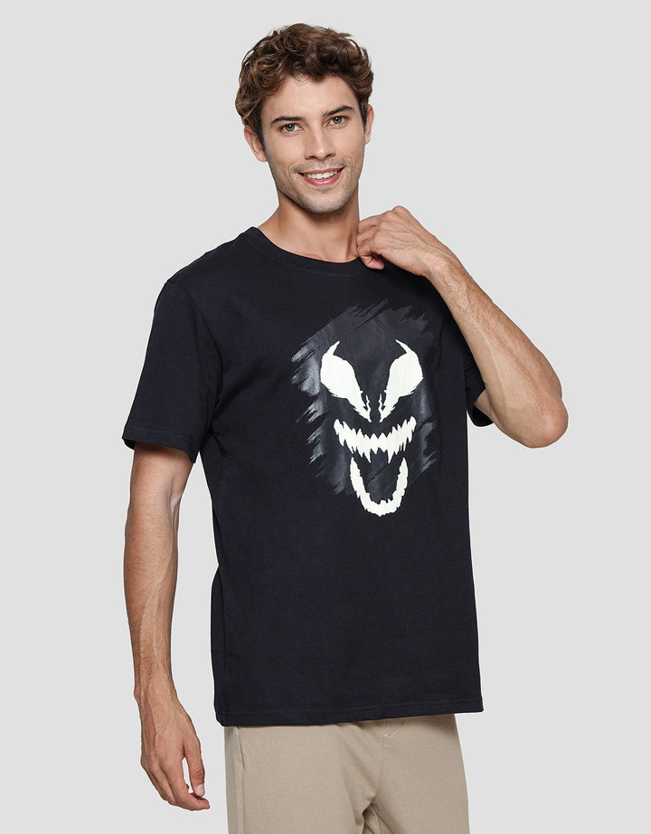 Marvel Venom Face Glow Kaos Pria