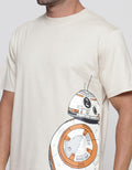 Star Wars BB8 Print Kaos Casual Pria