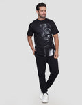 Star Wars Darth Vader Face In Front Kaos Lengan Pendek Pria