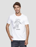 T Zone Print Graphic Exploration Men's Short Sleeve T-Shirt