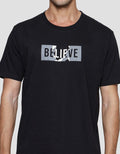 T Zone Believe Print Kaos Casual Pria