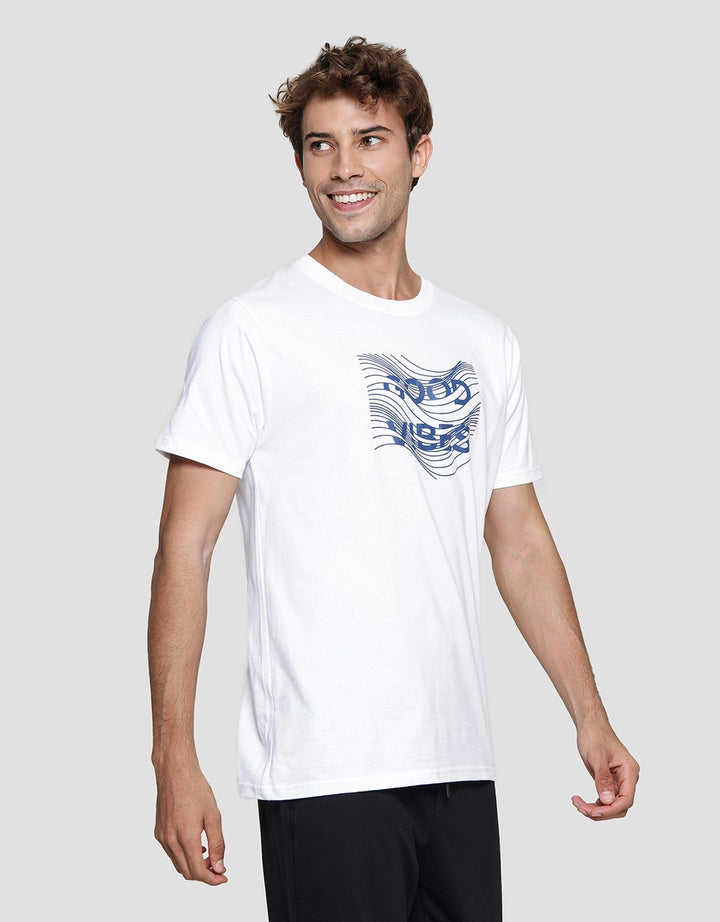 T Zone Print - Real Vibes Kaos Big Size Pria