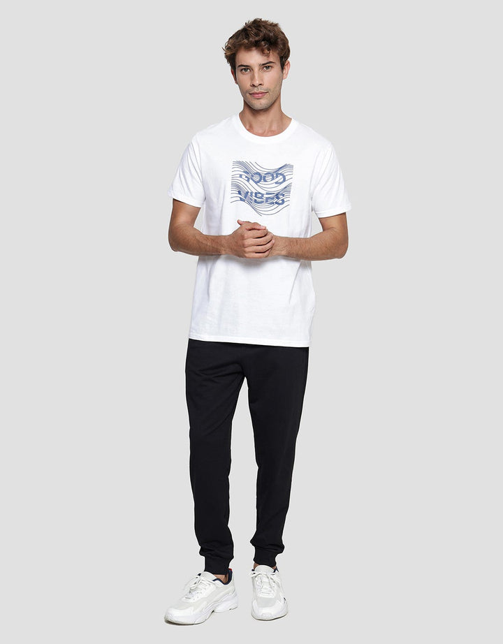 T Zone Print - Real Vibes Kaos Big Size Pria