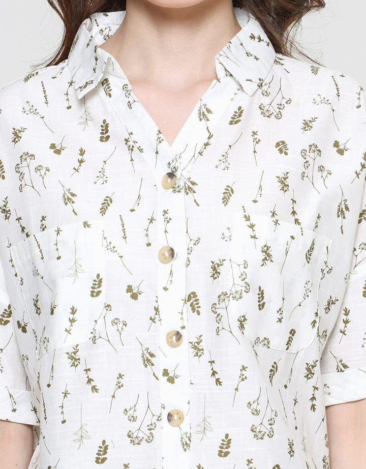 Connexion Basic Pocket Crossfire Blouse Wanita