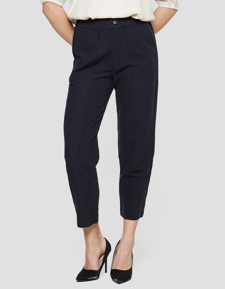 Connexion Celana Panjang Linen Crinkle Wanita