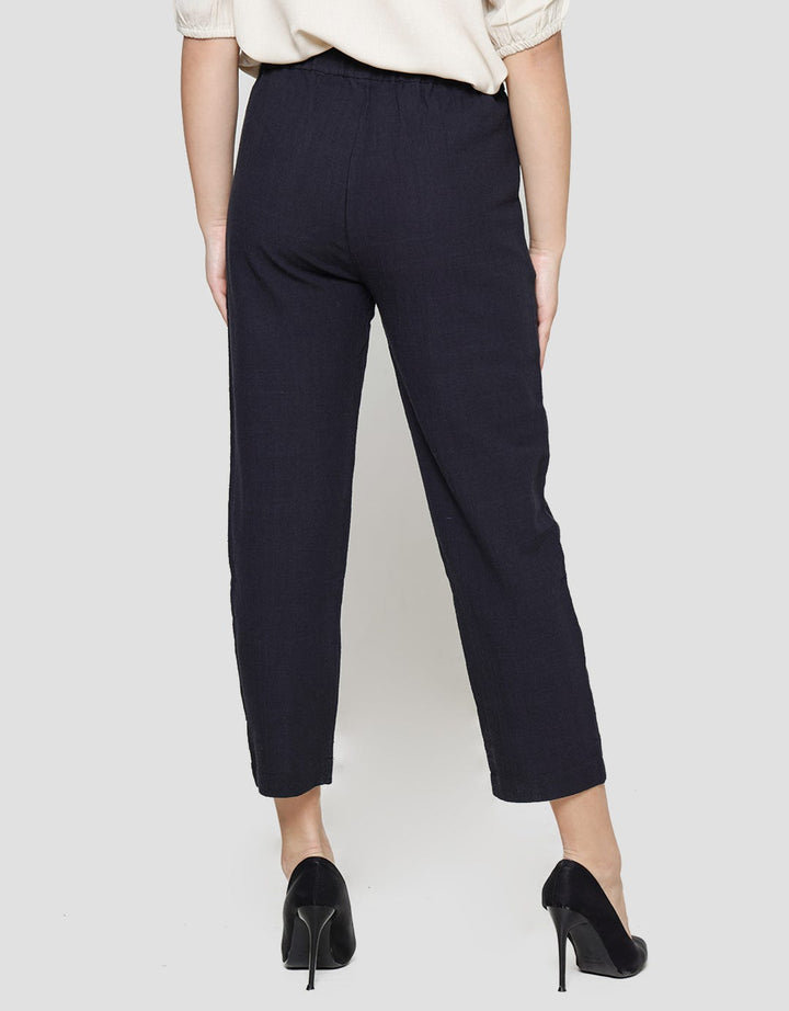 Connexion Celana Panjang Linen Crinkle Wanita