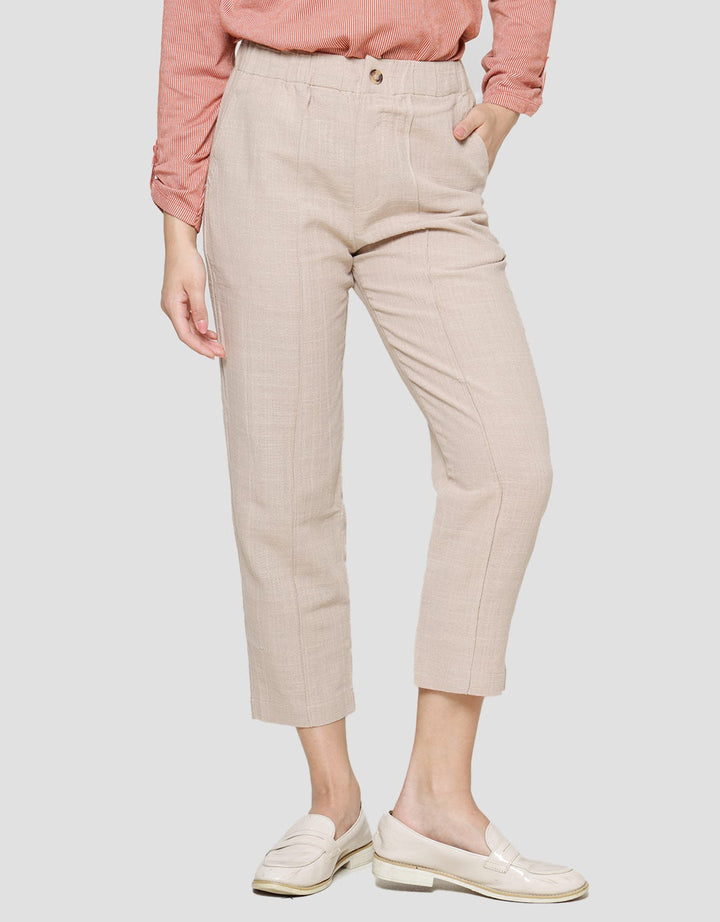 Connexion Celana Panjang Linen Crinkle Wanita