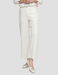 Connexion Coulotte Linen Blend With Button Celana Panjang Wanita
