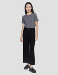 Connexion Coulotte Linen Blend With Button Celana Panjang Wanita