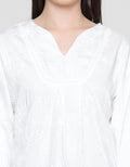Connexion Embro Cut Linen Blouse for Women