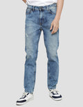 Nevada Ice Wash Celana Panjang Denim Slim Fit Pria