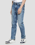 Nevada Ice Wash Celana Panjang Denim Slim Fit Pria