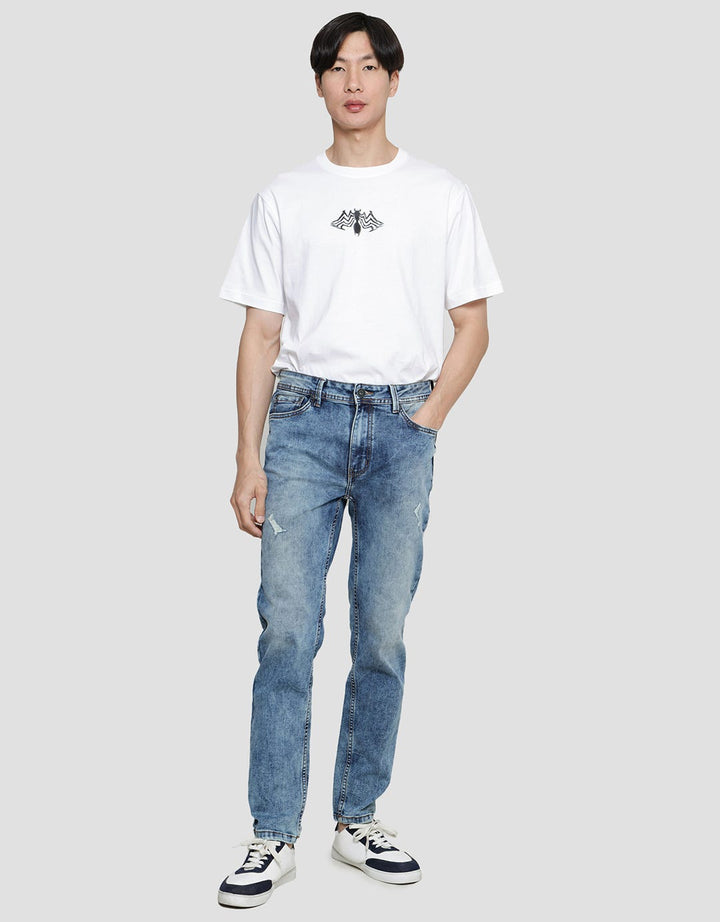 Nevada Ice Wash Celana Panjang Denim Slim Fit Pria