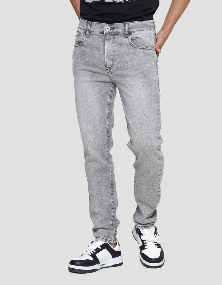 Nevada Acid Wash Celana Panjang Denim Slim Fit Pria