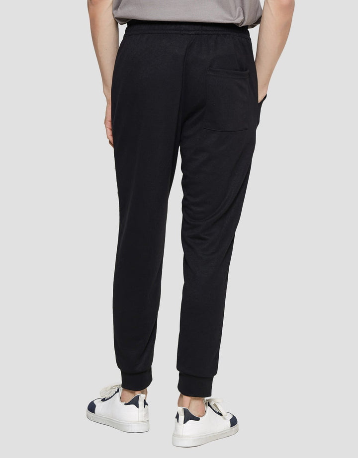 Nevada Celana Jogger Knit Pria With List Combine Fabric
