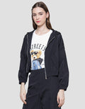 Nevada Jwnif01 Solid Parachute Nylon Jaket Wanita
