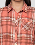 Cardinal Kids Girl Plaid Klasik Kemeja Anak Perempuan