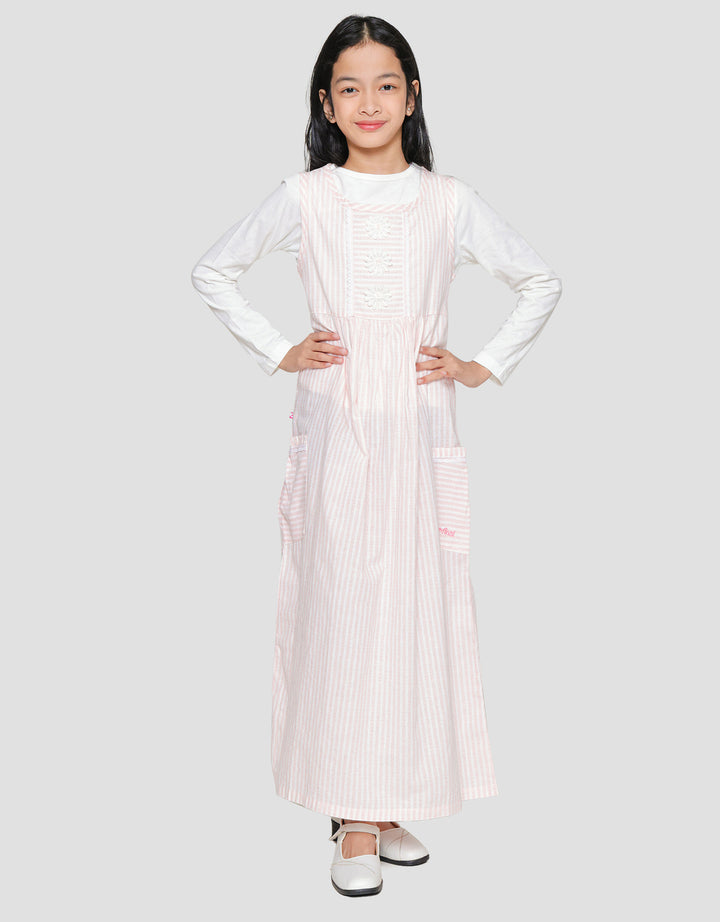 Cardinal Kids Girl Stripe Gamis Anak Perempuan