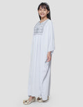 Sweet Miss Kaftan Bordir Maxi Dress Lengan Panjang Anak Perempuan