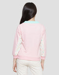 Aero Komb Neck Rib Unicorn Flower Girls Sweater