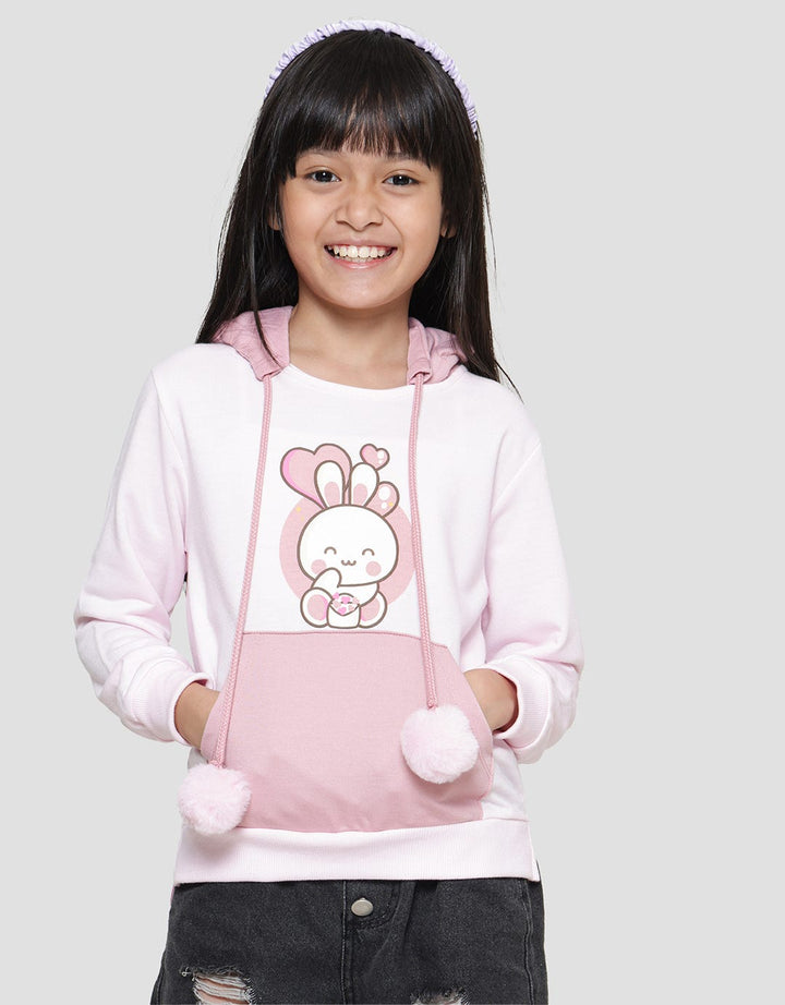 Aero Bunny Ears Sweater Hoodie for Girls