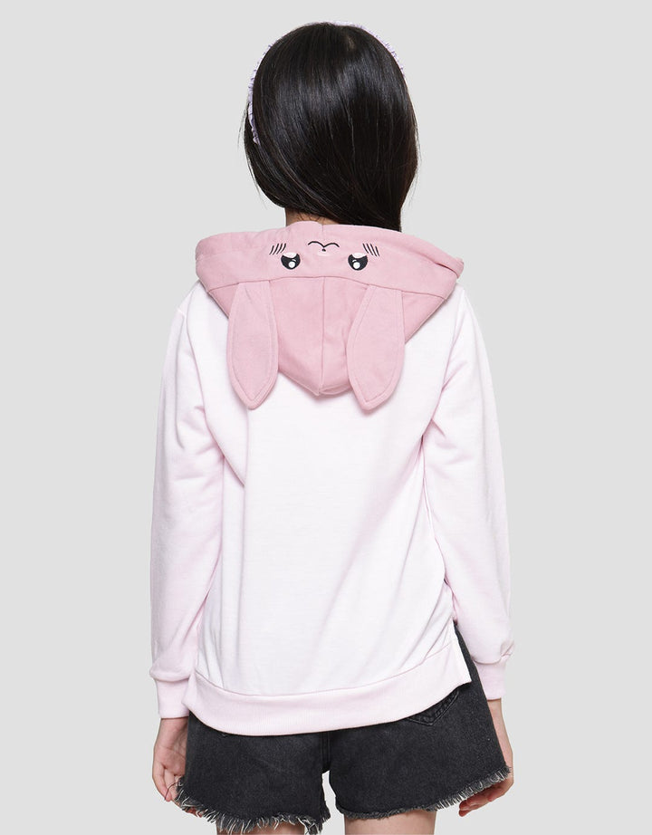 Aero Bunny Ears Sweater Hoodie for Girls