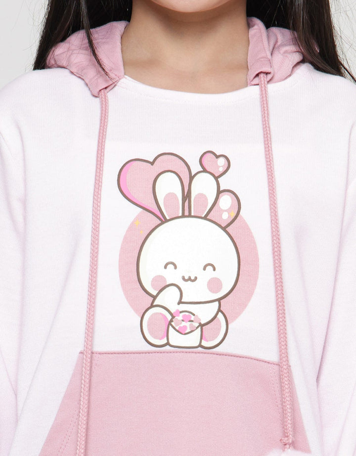 Aero Bunny Ears Sweater Hoodie for Girls