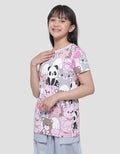 Aero Fullprint Animal 1 Girls Short Sleeve T-shirt